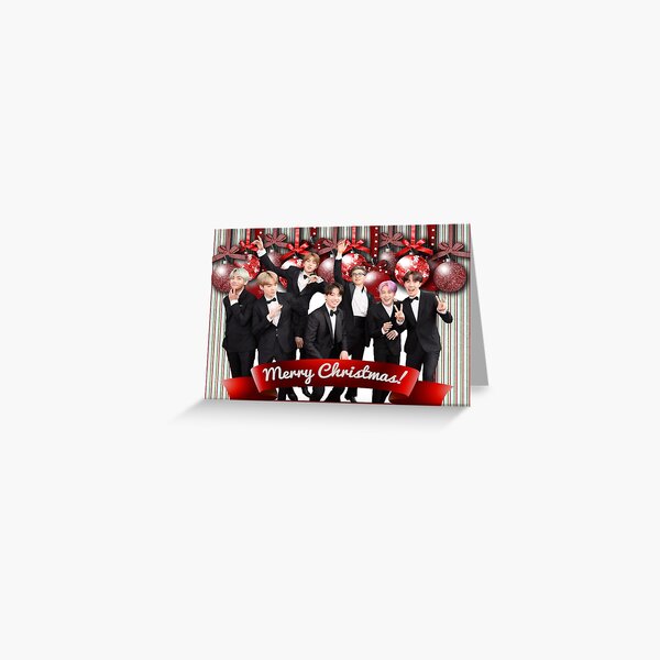 BTS CHRISTMAS CARD 3 Greeting Card