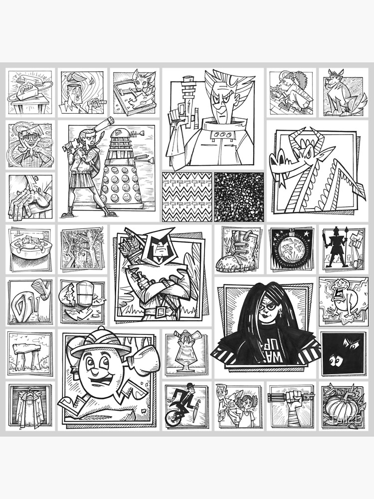 Inktober 2019 by Tall2D