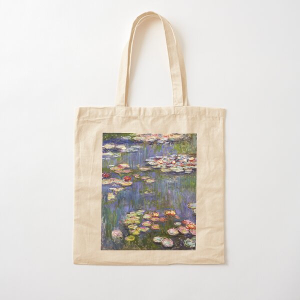 Claude Monet Lily Pond Bridge Art Bag, Arty Cats Bag, Cat Lover Gift