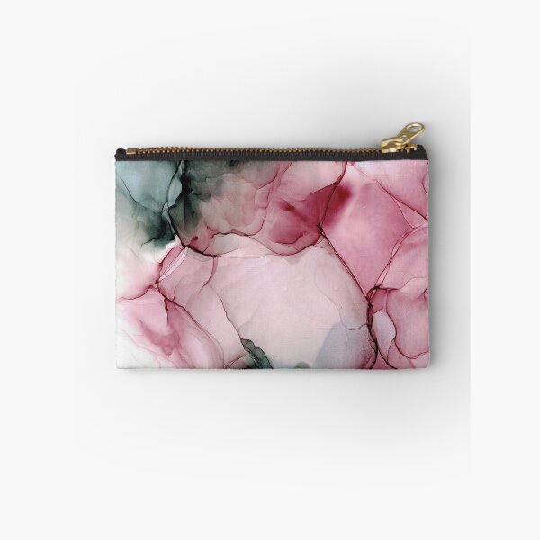 Item preview, Wispy Plum: Original Abstract Alcohol Ink Painting designed and sold by herzart.