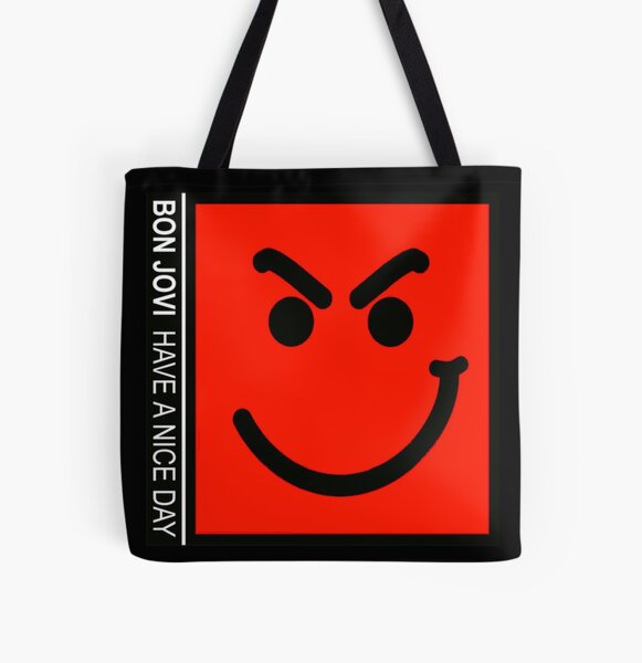 have a nice day bon jovi logo All Over Print Tote Bag