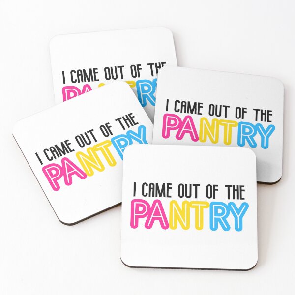 Item preview, I came out of the pantry - LGBTQ+ sticker / hoody / notebook / etc. designed and sold by favoritefandom.