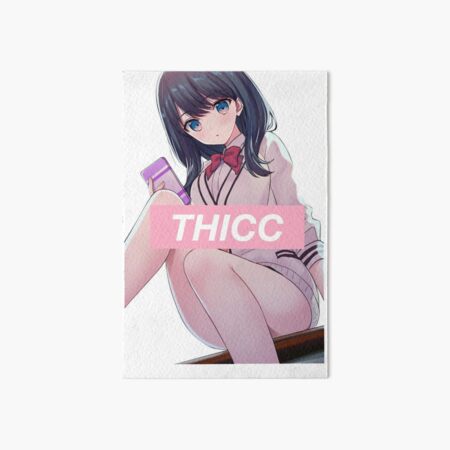 Thicc Art Board Print By Minusking Redbubble - erza fanart cg roblox
