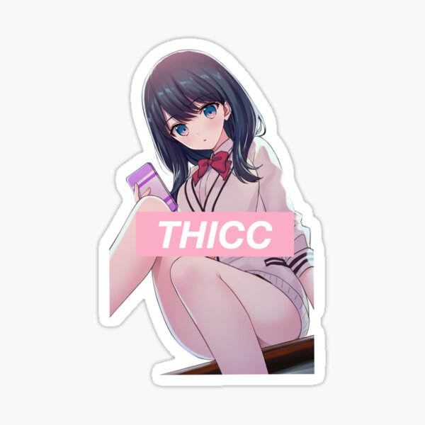 Thicc Memes Stickers Redbubble - thicc roblox meme sticker by lia kolor redbubble