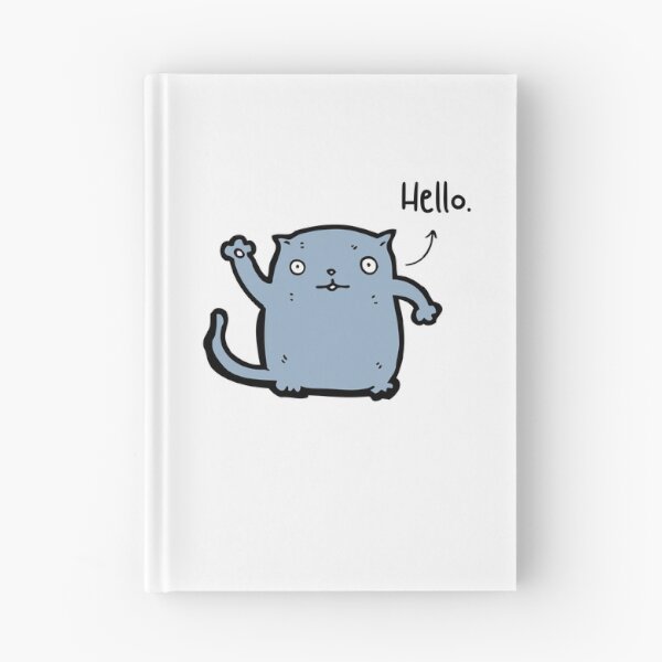 Item preview, Fat Cat Hello Pet Funny Happy Sarcastic Spiritual Animal Birthday Gift designed and sold by EpsilonEridani.