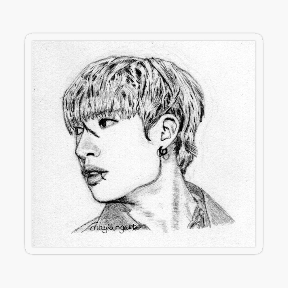 Halloween Bang Chan Stray Kids Art Board Print for Sale by maykingart