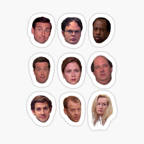 The Office Characters Sticker Pack