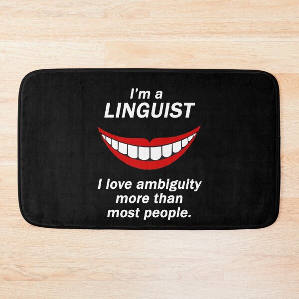 Item preview, Funny Linguist Linguistic Linguistics - I Love Ambiguity More Than Most People designed and sold by isstgeschichte.