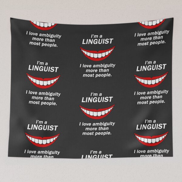 Item preview, Funny Linguist Linguistic Linguistics - I Love Ambiguity More Than Most People designed and sold by isstgeschichte.