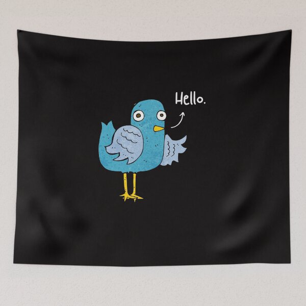 Item preview, Cute Pigeon Hello Pet Funny Happy Sarcastic Spiritual Animal Birthday Gift designed and sold by EpsilonEridani.