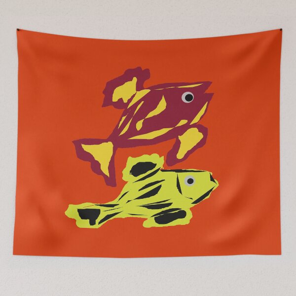 Item preview, duel fishes  designed and sold by NagVani.