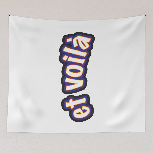 Item preview, eh voilà – Colourful Graffiti-style Lettering – Vertical, mostly on White designed and sold by sleepingdogprod.