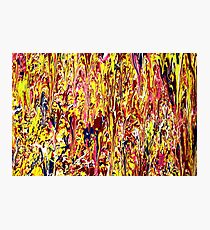 Abstract Jackson Pollock Painting Titled: Stimulates Photographic Print