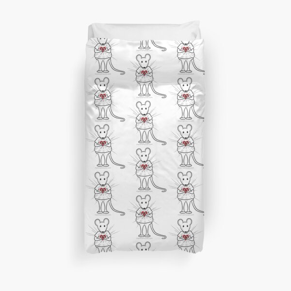 MantraMouse® Sending Out Love Cartoon Duvet Cover