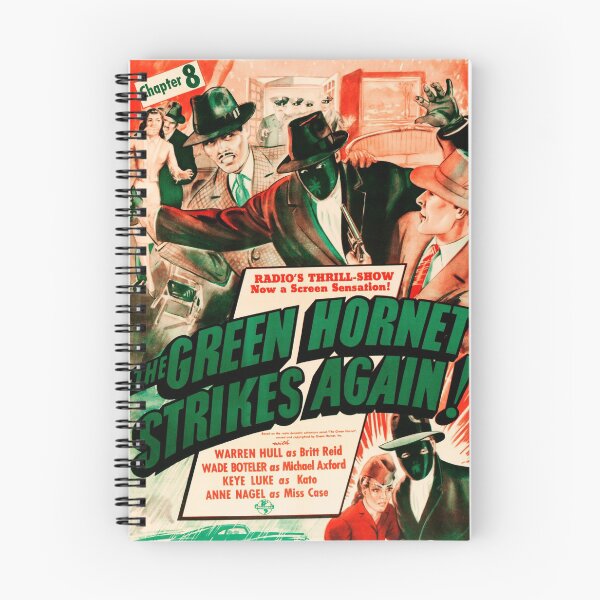 Aperçu de l'œuvre Le frelon vert frappe à nouveau! 1940 Vintage Hollywood Hero Film Film Publicité créée et vendue par retroposters.
