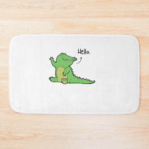 Item preview, Hello Crocodile Pet Funny Happy Sarcastic Spiritual Animal Birthday Gift designed and sold by EpsilonEridani.