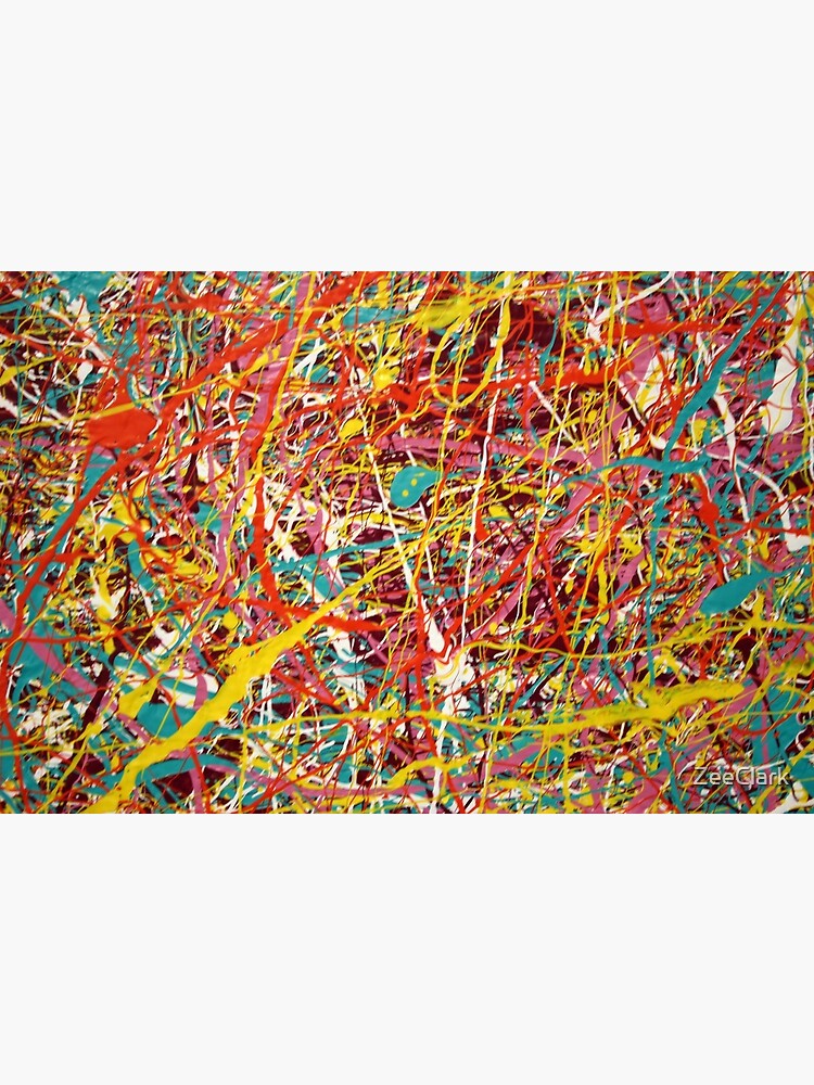 Modern Abstract Jackson Pollock Painting Original Art by ZeeClark