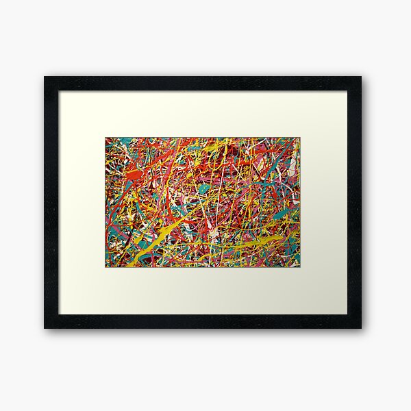 Item preview, Modern Abstract Jackson Pollock Painting Original Art  designed and sold by ZeeClark.