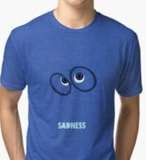 Inside Out of Sadness Tri-blend T-Shirt