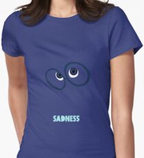 Inside Out of Sadness Women's Fitted T-Shirt