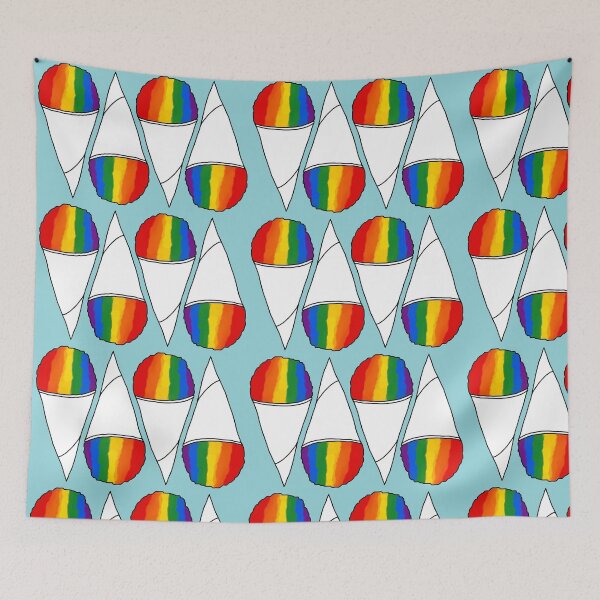 Item preview, Rainbow Snow Cone Pattern designed and sold by SimplyPride.