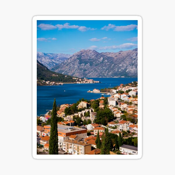 Artikel-Vorschau von Blick auf die Bucht von Kotor, designt und verkauft von Rae Tucker Photography & Designs.