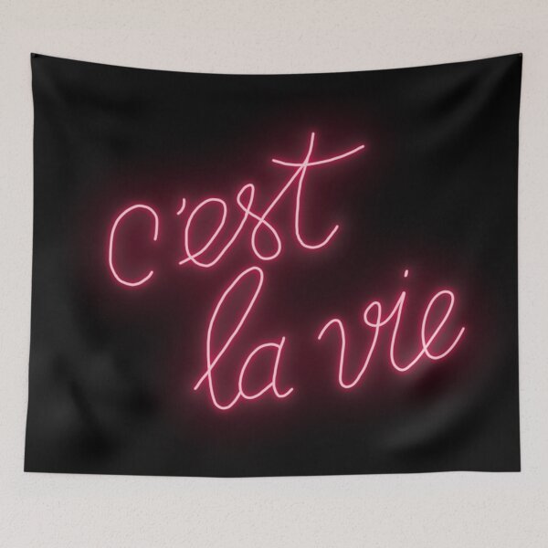 Item preview, C’est La Vie Neon Sign designed and sold by amkrisher.