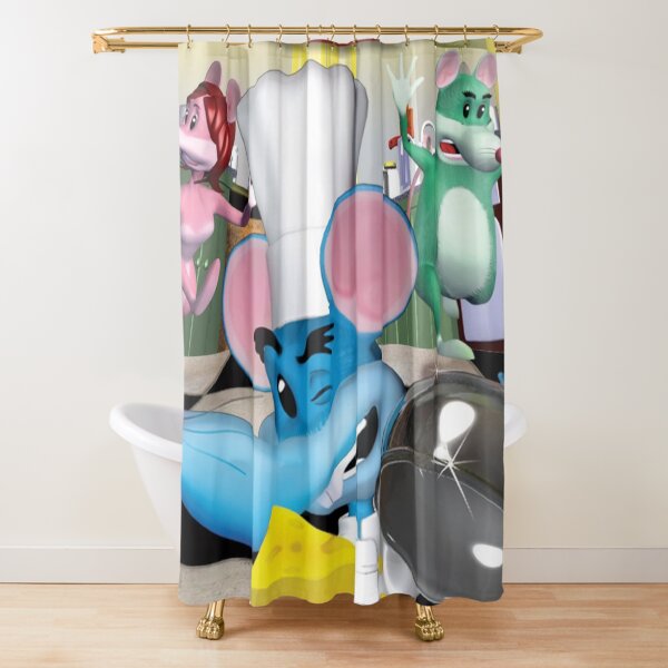 Ratatoing Shower Curtain