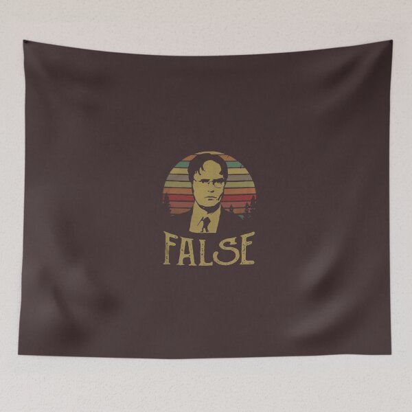 Item preview, Office TV Series Dwight Schrute False Vintage Graphic designed and sold by AdesignTEE.