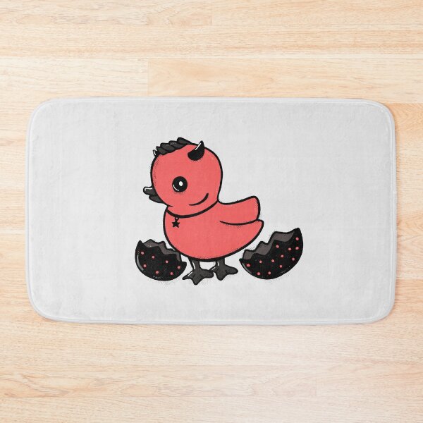 Item preview, Cute & Devilish Duckie Illustration for Animal Lovers designed and sold by vectoprints.