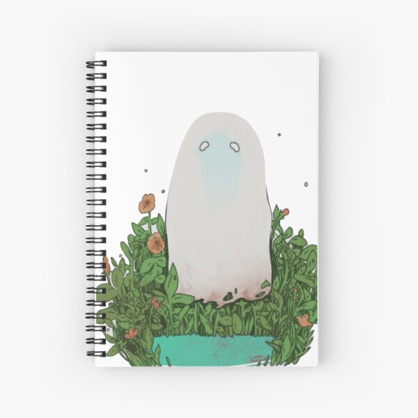 garden ghost Spiral Notebook
