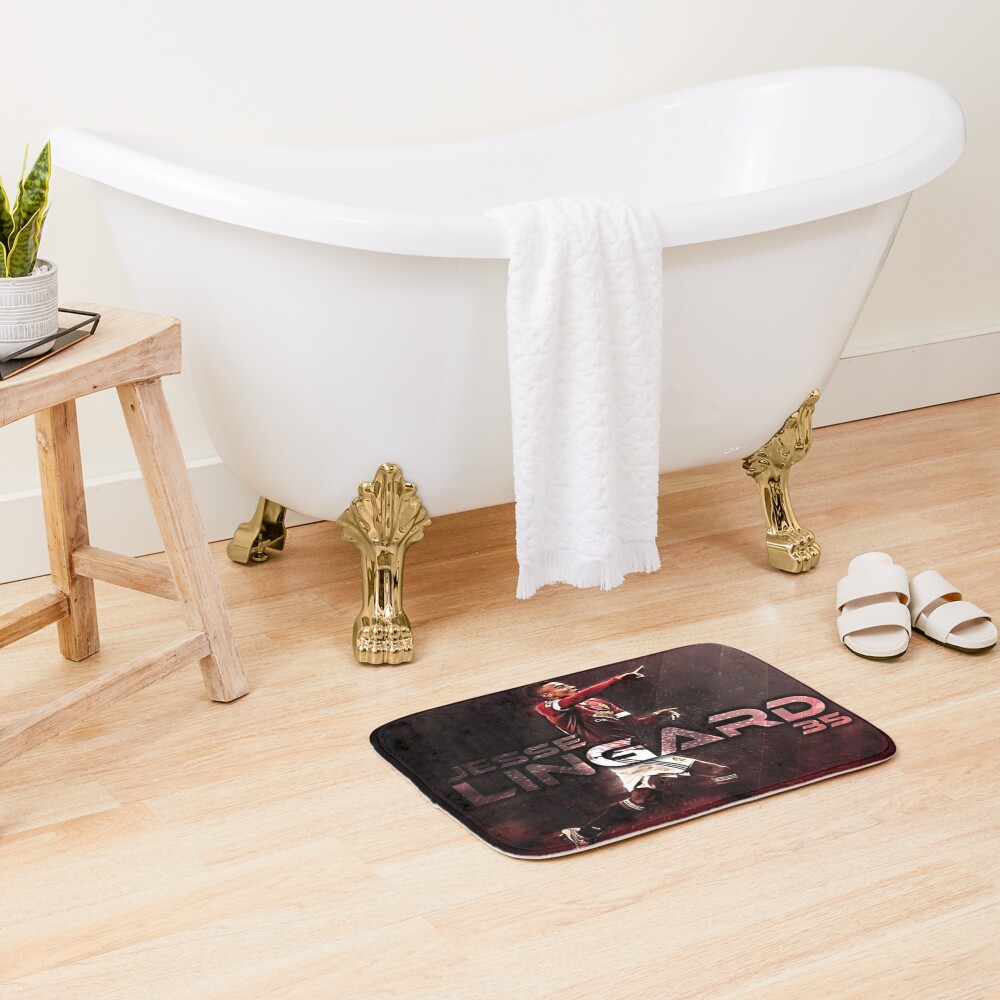 Jesse Lingard Manchester United Bath Mat By Lareza99 Redbubble