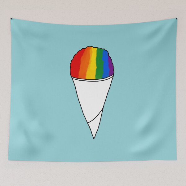 Item preview, Single Rainbow Snow Cone  designed and sold by SimplyPride.