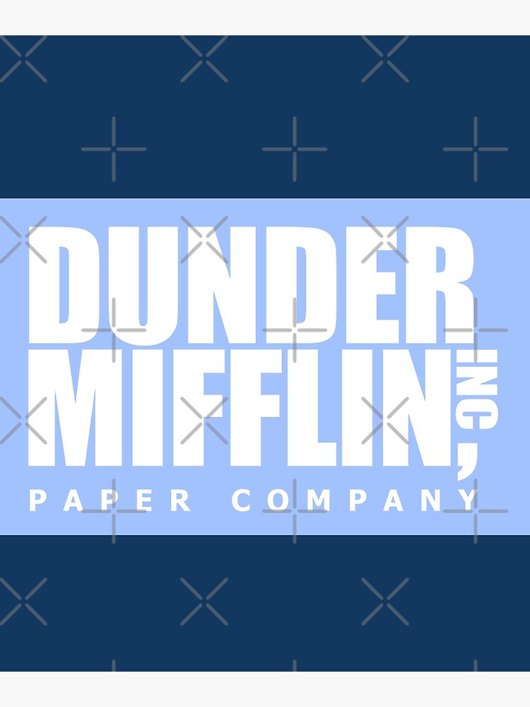 "Dunder Mifflin The Office Paper Company" Poster by skr0201 Redbubble
