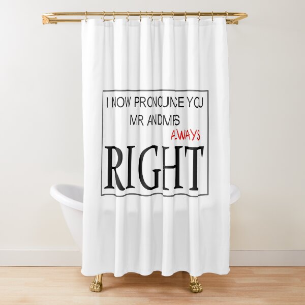 his and hers shower curtain