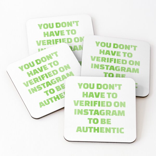 Item preview, you don't have to verified on instagram to be authentic designed and sold by omerm.