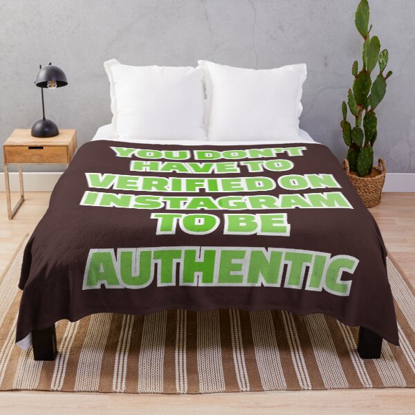 Item preview, you don't have to verified on instagram to be authentic designed and sold by omerm.