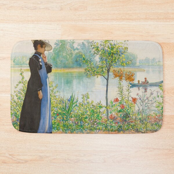 Item preview, Karin at the Shore by Carl Larsson (1908) designed and sold by allhistory.