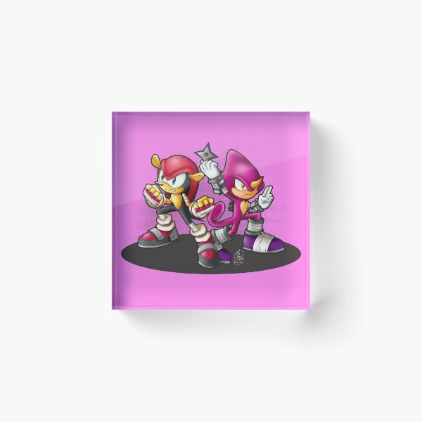 Item preview, Mighty and Espio Ready for Battle designed and sold by Havocgirl.