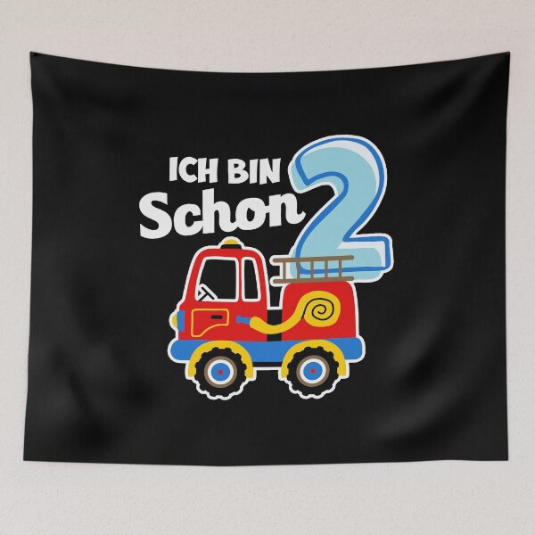 Item preview, I am already 2 birthday fire brigade 2 years old designed and sold by 2blackcherries.