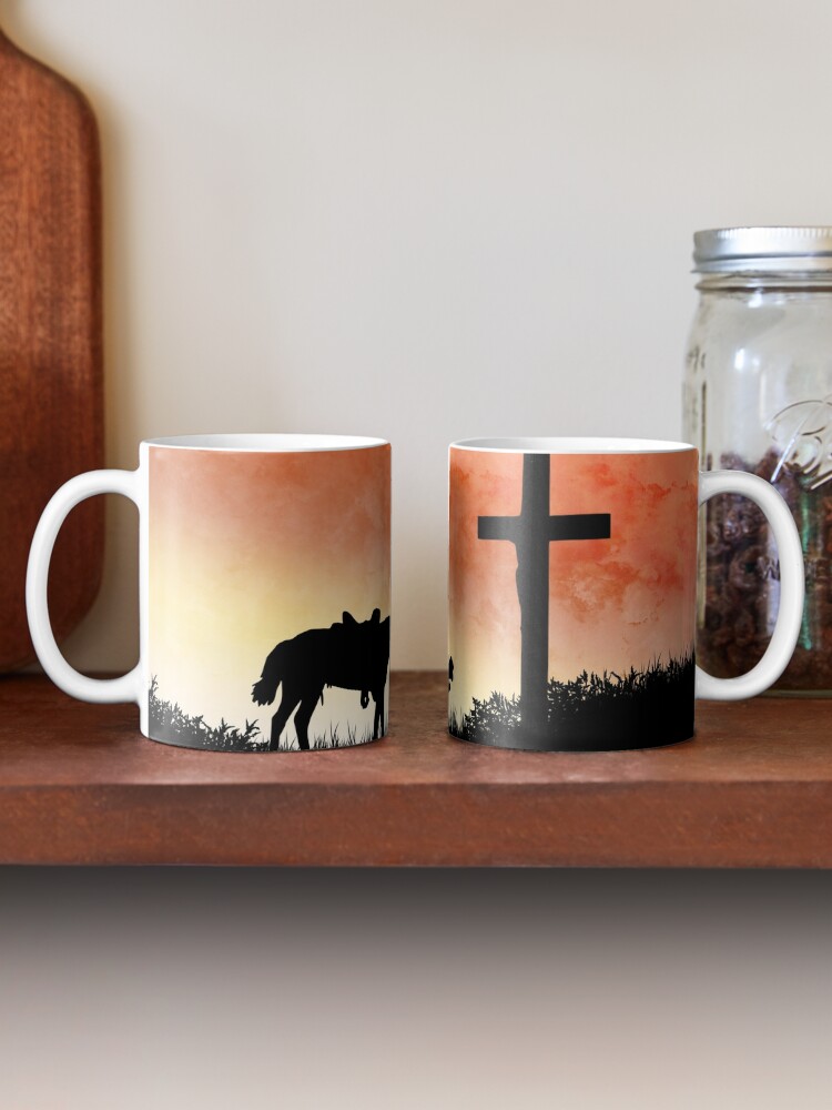 REAL COWBOYS PRAY TRAVEL MUG