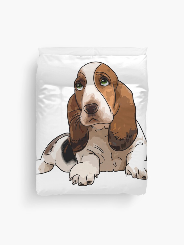 Basset Hound Duvet Cover