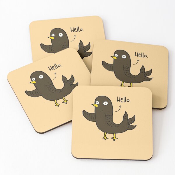 Item preview, Hello Bird Pet Funny Happy Sarcastic Spiritual Animal Birthday Gift designed and sold by EpsilonEridani.