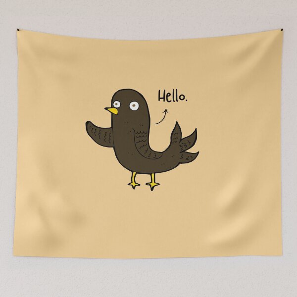 Item preview, Hello Bird Pet Funny Happy Sarcastic Spiritual Animal Birthday Gift designed and sold by EpsilonEridani.