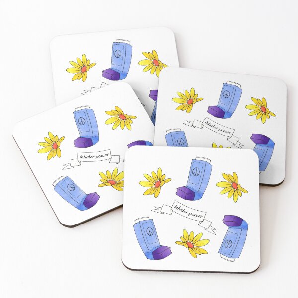 Item preview, Inhaler Power! - pattern - white  designed and sold by Chiara Filincieri.
