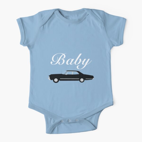 Supernatural Impala - Dean Winchester's Baby Short Sleeve Baby One-Piece