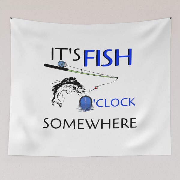 Item preview, It's Fish O'Clock Somewhere designed and sold by MagicSD Designs.