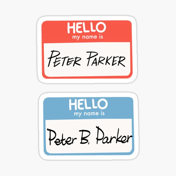Peter Parkers  Sticker