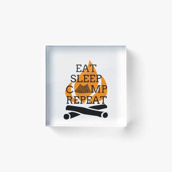 Item preview, Eat Sleep Camp Repeat designed and sold by MagicSD Designs.