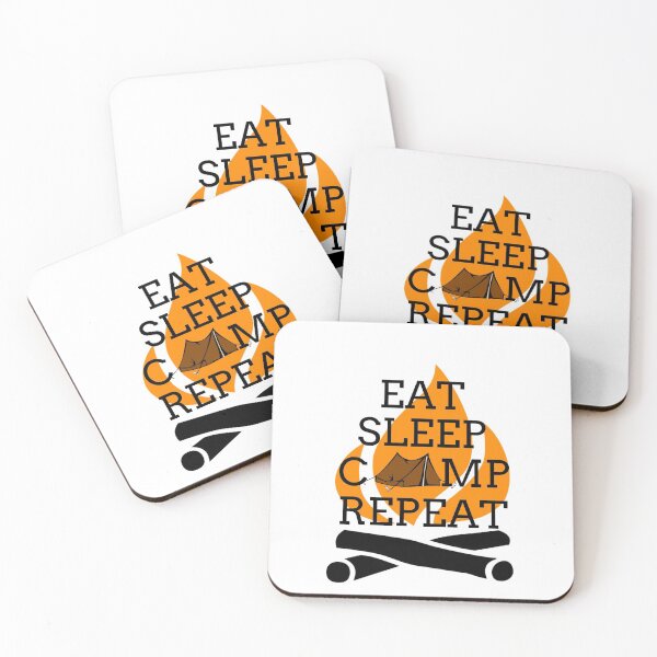 Item preview, Eat Sleep Camp Repeat designed and sold by MagicSD Designs.